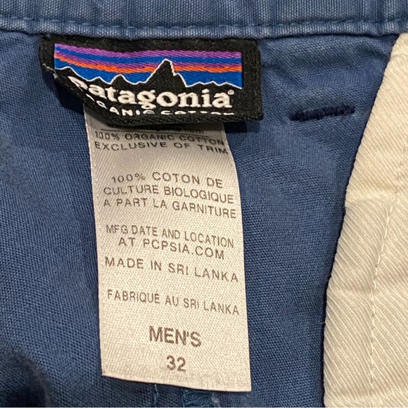Patagonia Men’s Organic Cotton Shorts Sz 32 - Picture 7 of 8
